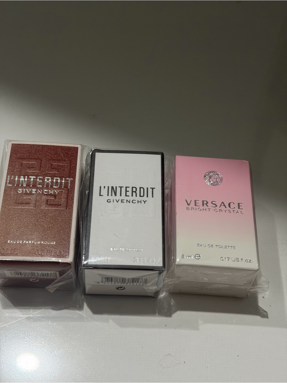 Givenchy L'Interdit Trio - Red, White & Pink Packaging